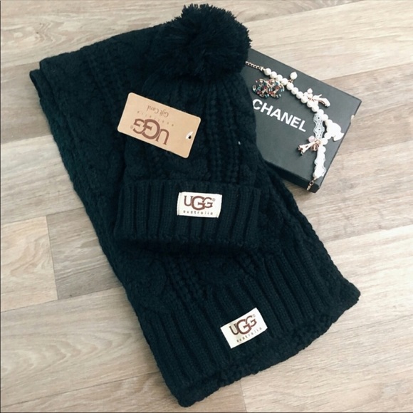 ugg winter hat and scarf